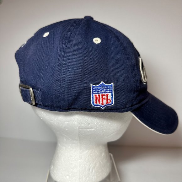 Reebok On Field VTG NFL Dallas Cowboys Navy Blue Embroidered Strap Back Hat Cap - Picture 4 of 6